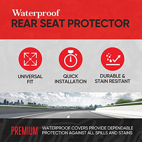 Funda De Asiento Impermeable Motor Trend Spillguard, Con Cos