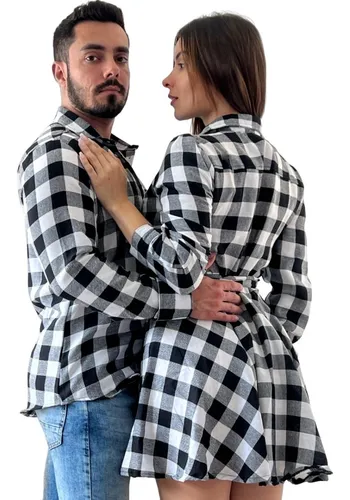 Roupas com on sale blusa xadrez