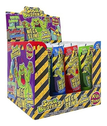 Display De Sour Buster Bala Liquida 16 Un - Kids Zone