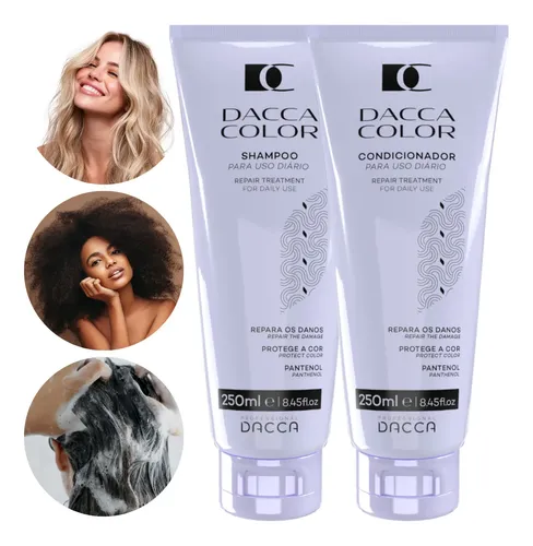 Shampoo e Condicionador Profissional Dacca Color Repair — R$ 54,81 em Mercado Livre, 48% OFF