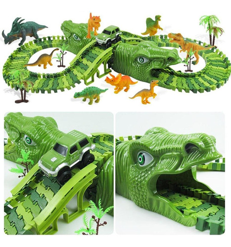 Juego De 153 Vagones Eléctricos De Juguete Con Forma De Dino