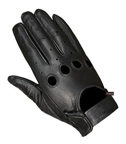 Guantes De Conduccion De Motocicleta De Piel De Policia, Col