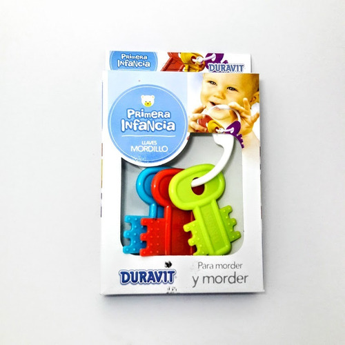 Imagen 4 de 4 de Llaves Mordillo Sonajero Duravit Para Bebe Planeta Juguete