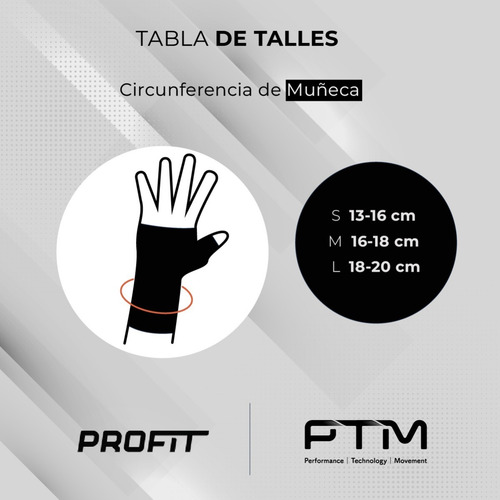 Imagen 2 de 10 de Guantes Fitness Deportivos Entrenamiento Profit - Par