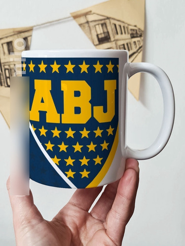 Taza Boca Juniors Escudo Actual Cerámica Importada Orca