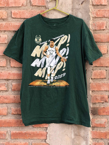 Remera Giannis Antetokoumpo Mvp 2019