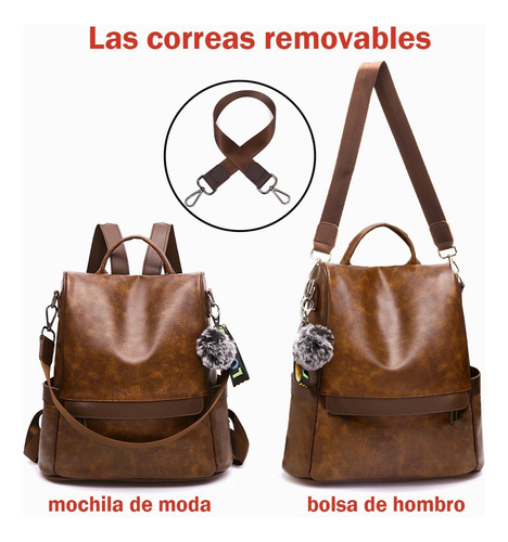 Mochila Mujer Moda Impermeable Antirrobo Bolsa Para Mujer 1