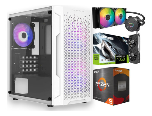 Pc Gamer Ryzen 9 5900x 12 Core Ram 32gb 1 Tb Ssd Rtx 4060 Br