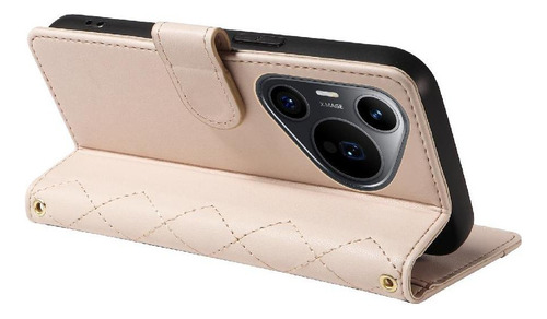 Funda Abatible For Huawei Pura 70 Pro Cartera Ranuras Para