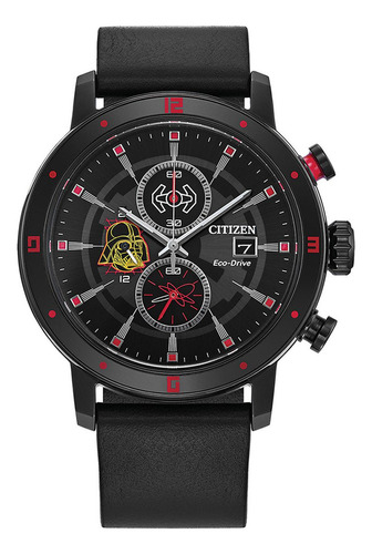 Reloj Citizen Eco-drive Star Wars Ca0769-04w E-watch Color de la correa Negro Color del bisel Negro