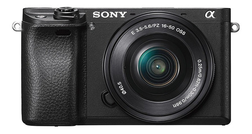  Sony Kit Alpha 6300 + lente 16-50mm OSS ILCE-6300L sin espejo color  negro