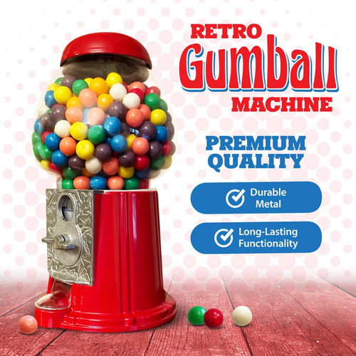 Máquina De Chicles American Gumball Company Modelo Clásico R Color