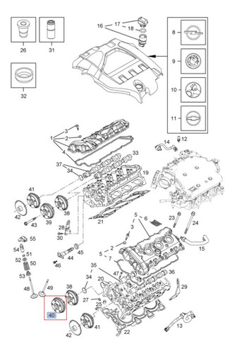 Engrane Arbol Levas Admision Cadillac Cts V6 3.6l 2015