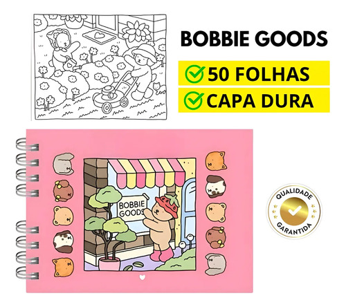 Libro Para Colorear De Tapa Dura De Bobbie Goods, Varios Dis