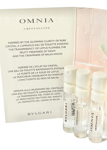 Perfume Bvlgari Omnia Crystalline Edt De 1,5 Ml Para Mujer (