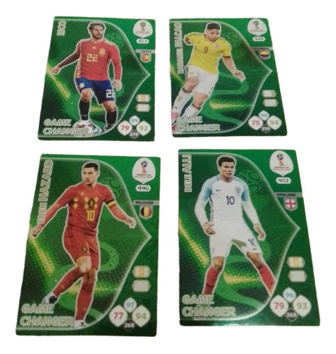 Cartas Adrenalyn Rusia 2018 Game Changer Isco-alli-hazard- 