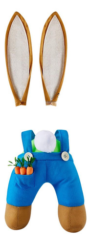 Ajuste De Del De Pascua Adjunto De Tela De Tela De Tela Azul
