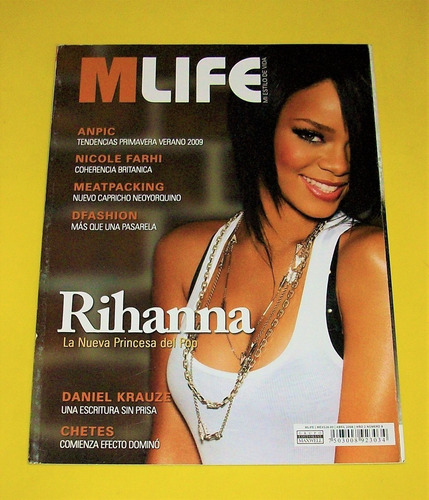 Rihanna Revista M Life 2008 Chetes Alejandro Fernandez Sarah