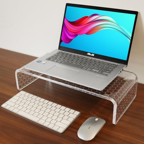Soporte De Acrílico Para Monitor De Computadora, Soporte Par