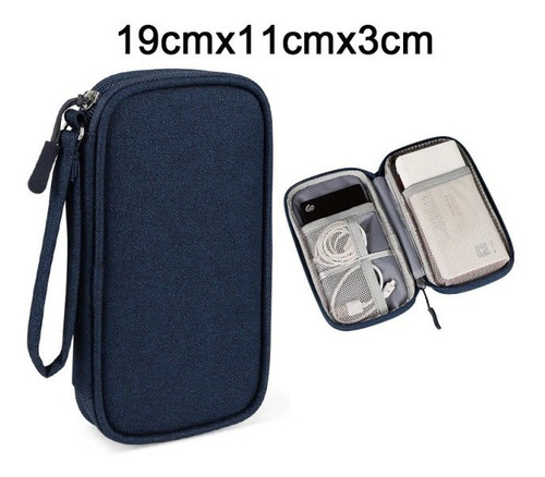 Imagen 2 de 4 de Bolsa, Organizador, Porta Cables, Power Bank, Celular, Movil