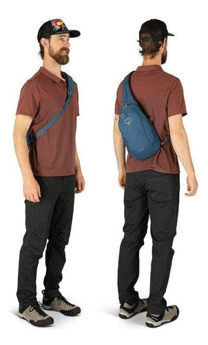 Mochila Daylite 6l Osprey Caminata Urbana Viaje Diario O/s Color Jetstream Blue Diseño De La Tela Poliéster Reciclado 150d Aprobado Por Bluesign Dwr Sin Pfc