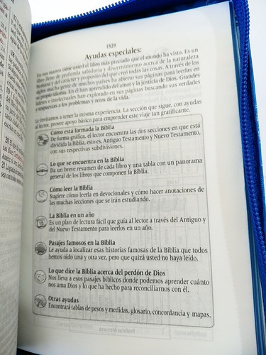 Imagen 10 de 10 de Biblia Amigos Por Siempre Rvr1960 Acolchonada Azul C/cierre