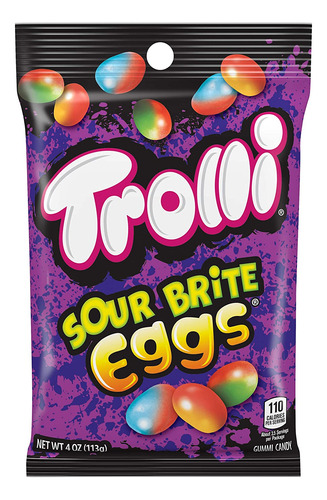 Trolli Sour Brite Huevos, Surtidos 4.0 Onzas