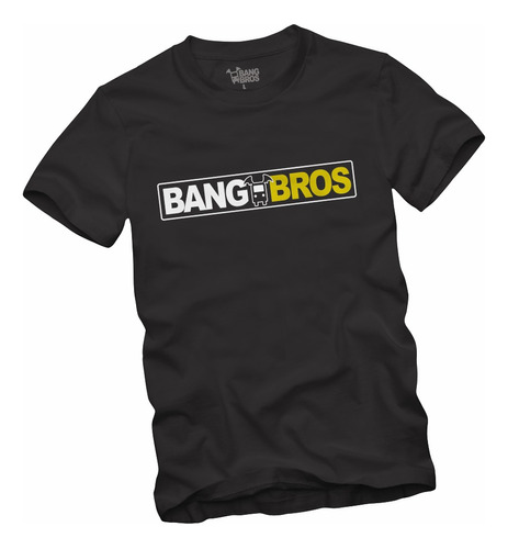 Camiseta Bang Bros Logo Xxx Pornstar