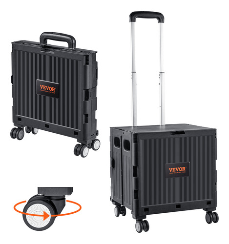Vevor Carro De Compras Tipo Caja 4 Ruedas Con Universal