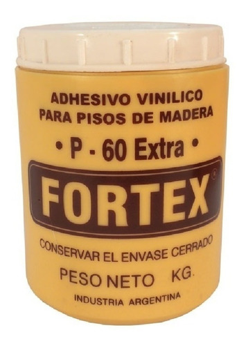 Cola Adhesivo Para Piso Madera Parquet Fortex P60 X 5 Kg