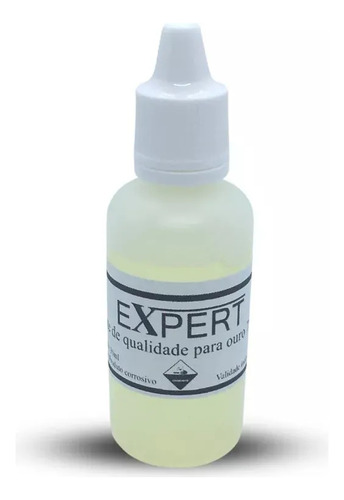 Teste Ouro Prata = Ácido 18k / 750 Com 30 Ml Cada Expert