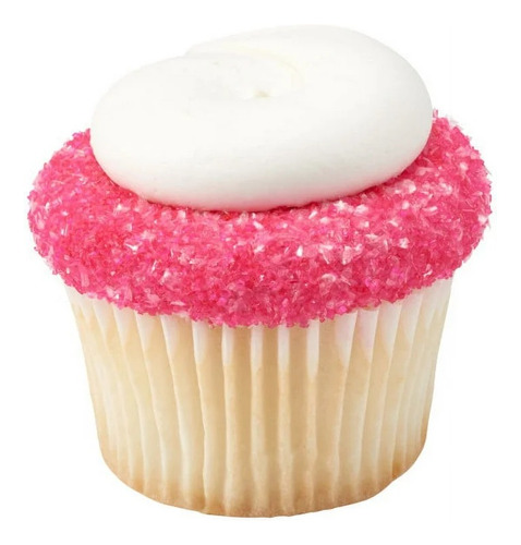 Sprinkles Azucar Gruesa Color Rosado Wilton