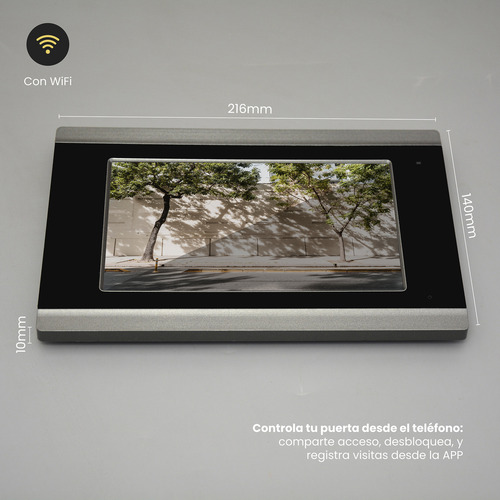 Timbre Video Portero Citofono Monitor Wifi Levo