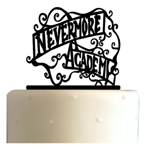 Cake Topper Adorno Torta - Merlina Academia Personalizado