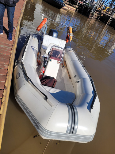 Semirrígido Bim 4.50 Con Yamaha 50 4t Y Tráiler Mac Trail.