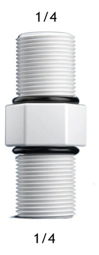 Niple Cuerda 1/4puLG Machox 1/4puLG Macho Purificador Osmos