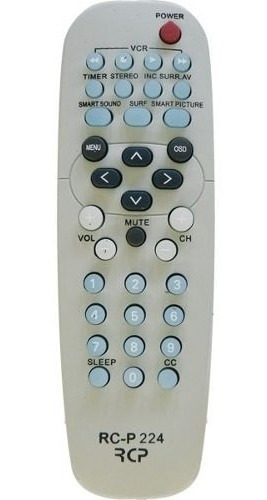 Control Remoto Crt 125 Para Tv Philips + Dvd