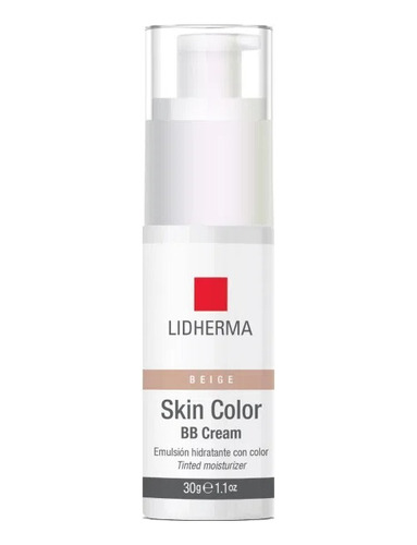 Skin Color Bb Cream Beige Emulsión Hidratante Color Lidherma