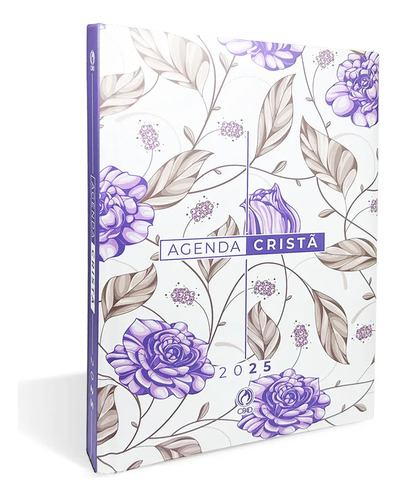 Agenda Cristã 2025 Floral Espiral, De Cpad. Editorial Editora Cpad Em Português, 2025