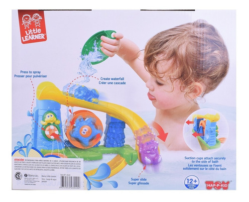 Imagen 6 de 9 de Juego De Agua Parque Acuático Para Bañera Con Sopapa