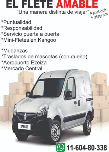 El Flete Amable-vicente Lopez-reservas Xwhatsapp 11-60480338
