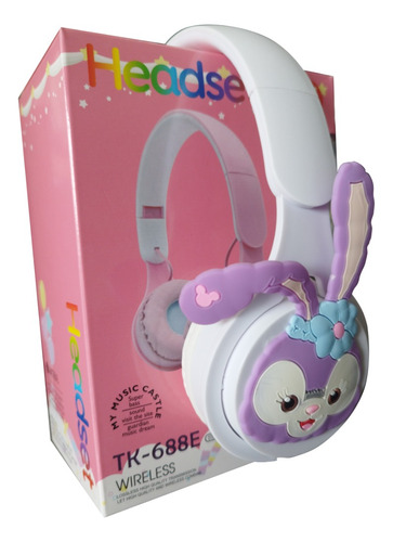 Auriculares Vincha Infantil Conejo 