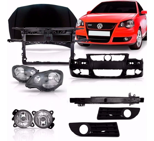 Kit Frente Polo Gti 2007 2008 2009 2010 2011 2012 Completo