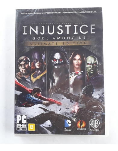 Cd De Jogo Injustice Gods Among Us Ultimate Edition Lacrado