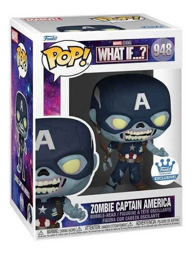 Funko Pop! What If...? Capitan America Zombie #948 Exclusivo