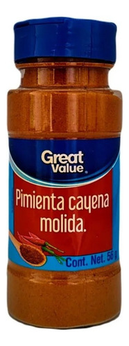 Pimienta Cayena Great Value Molida 56 G