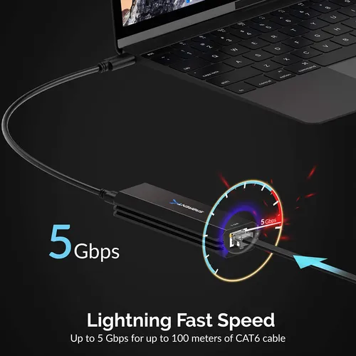 Adaptador Ethernet Sabrent Usb Tipo A O Tipo C A 5g