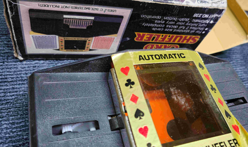 Card Shuffler Automatic Barajador Automático Vintage (Usado)