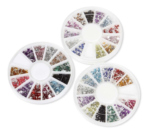 Bmc 500pc Mixed Colores Acrilico Nail Art Decoraciones Mult