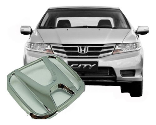 Honda City Insignia Escudo H Delantera Cromado Cromada 10-15